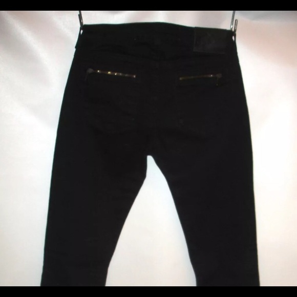 CRIMINAL Denim UK Black HELENA Skinny Jeans W 25 - Picture 5 of 8